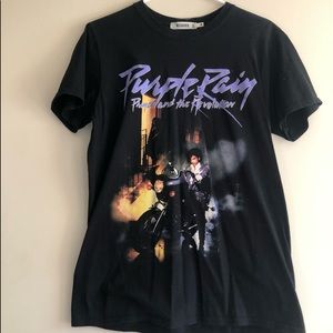 Missguided Prince purple rain tee